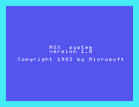 PHC-28S (MSX1)