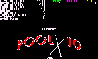 Pool 10 (Italian, set 1)