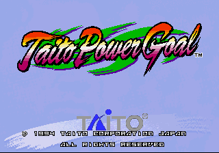 Taito Power Goal (Ver 2.5O 1994/11/03)