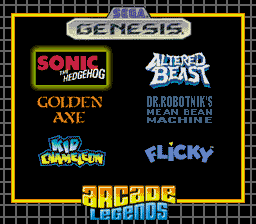Genesis Collection Volume 1 (Radica, Arcade Legends) (USA)