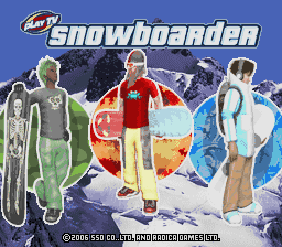 Play TV Snowboarder (White) (NTSC)