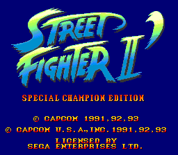 Street Fighter II: Special Champion Edition [Ghouls'n Ghosts] (Radica, Arcade Legends) (USA)