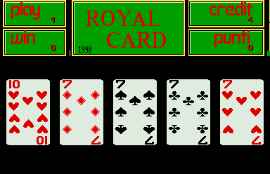 Royal Card (Italian, Dino 4 hardware, encrypted)