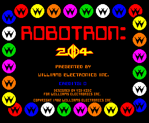 Robotron: 2084 (Solid Blue label)