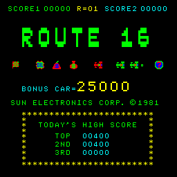 Route 16 (Sun Electronics, set 1)