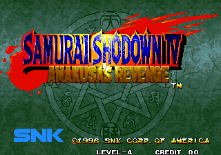 Samurai Shodown IV - Amakusa's Revenge / Samurai Spirits - Amakusa Kourin (NGM-222 ~ NGH-222)