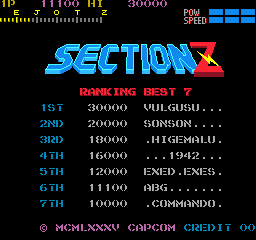 Section Z (set 1)