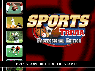 Sports Trivia Professional Edition (Senario, Plug and Play)