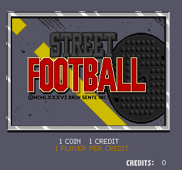 Street Football (11/12/86)