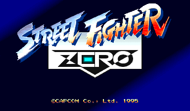 Street Fighter Zero (CPS Changer, Japan 951020)