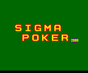 Sigma Poker 2000