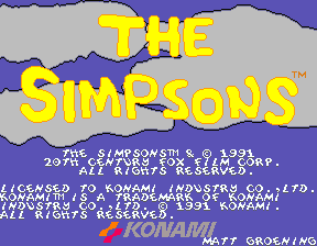 The Simpsons (4 Players World, set 1)