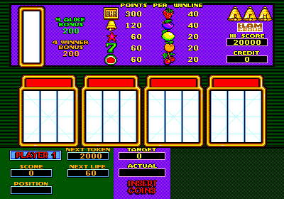 Slots (Belgian Token, Game Card 95-750-943)