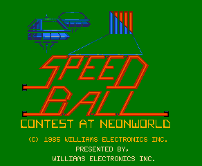Speed Ball - Contest at Neonworld (prototype)