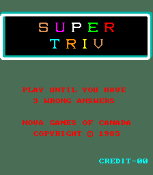 Super Triv (English questions)