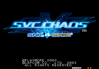SNK vs. Capcom - SVC Chaos (JAMMA PCB, set 1)