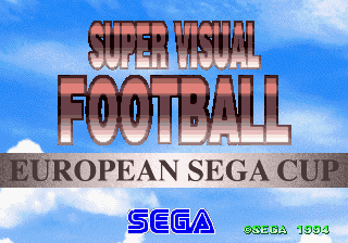 Super Visual Football: European Sega Cup (Rev A)