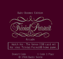 Trivial Pursuit (Baby Boomer Edition) (3/20/85)