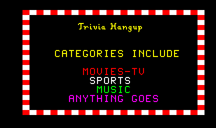 Trivia Hangup (question set 1)