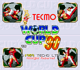 Tecmo World Cup '90 (World set 1)