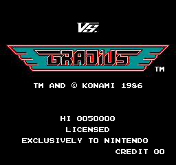Vs. Gradius (US, set GR E)