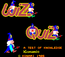Wizz Quiz (Konami version)